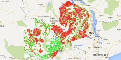 Bản đồ của nước sốt rét 
