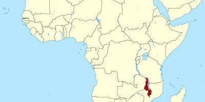 Tanzania vị trí trên bản đồ thế giới